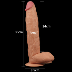 01223 | Pênis Realístico 30x6 cm Legendary King Sized Realistic Dildo - LOVETOY