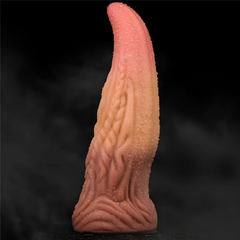 01250 | Prótese Dupla Densidade 25x7,5 cm Dual Layered Platinum Silicone Cock Bege e Marrom - LOVETOY