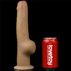 01265 | Pênis com Base 27,8x4,3 cm - Dual Layered Handle Cock - LOVETOY - E-VARIEDADES