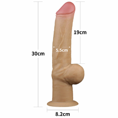 01266 | Pênis com Base 30x5,5 - Dual Layered Handle Cock - LOVETOY na internet