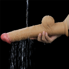 01267 | Pênis com Base 32,8x5,5 cm - Dual Layered Handle Cock - LOVETOY - E-VARIEDADES