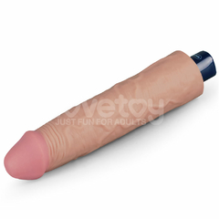 Imagem do 01322 | Pênis Realístico Recarregável com 10 Modos de Vibração - 23,7 x 4,8cm - 9,5" REAL SOFTEE Vibrating Dildo - LOVETOY