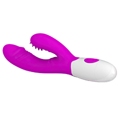 01378 | Vibrador com estimulador clitoriano com 30 modos de vibração - PRETTY LOVE - comprar online