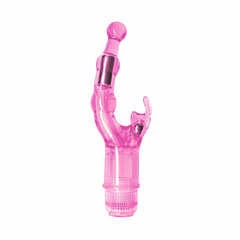 01385 | Vibrador ponto G feito em jelly, com estimulador lateral,possui vibração multivelocidade - APHRODISIA - loja online