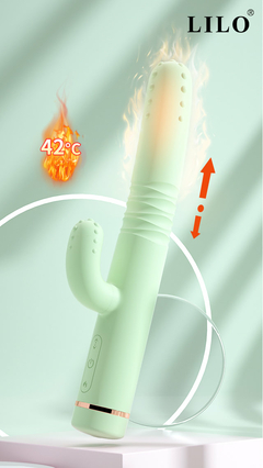 Imagem do 01409 | Vibrador de ponto G e clitóris com vai e vem em formato de Cacto - LILO