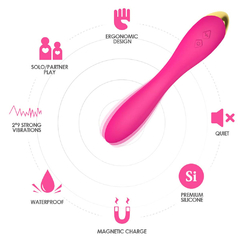 01460 | Vibrador de ponto G com 9 modos de vibração - USK - E-VARIEDADES