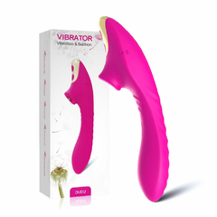 01464 | Vibrador de Ponto G e Clitóris com Pulsação - USK - E-VARIEDADES