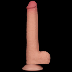 01149 | Pênis Realístico 22x3,7 cm - Sliding Skin Dual Layer Dong Flesh - LOVETOY - loja online