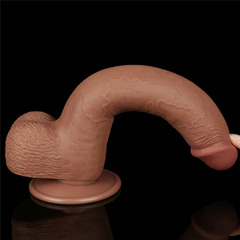 01149 | Pênis Realístico 22x3,7 cm - Sliding Skin Dual Layer Dong Flesh - LOVETOY