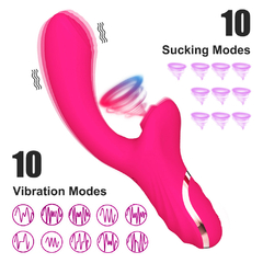 01505 | Vibrador Ponto G e estimulador clitoriano, 10 modos de pulsação e 10 modos de vibração - YOUVIBE - comprar online