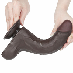 01158 | Pênis Realístico 22x4,3 cm - Sliding Skin Dual Layer Dong Flesh - LOVETOY na internet