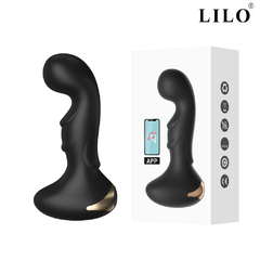 01719 | Plug anal, com 10 modos de vibração,possui controle remote com APP, pelo smartphone - LILO