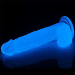 01202 | Pênis Fosforescente 19 cm. Lumino Play Dildo - LOVETOY na internet