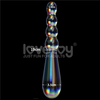 01753 | Penetrador de Vidro - 19 cm Twilight Gleam Glass Dildo- Rising Ripples - LOVETOY