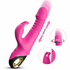 01892 | Vibrador Rabbit Vai e Vem Recarregável com 9 Modos de Vibração - USK - comprar online