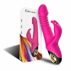 01892 | Vibrador Rabbit Vai e Vem Recarregável com 9 Modos de Vibração - USK - comprar online