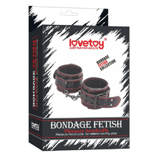 01918 | Algema com Corrente e Fivelas - Bondage Fetish Pleasure Handcuffs - LOVETOY