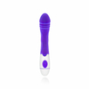 02058 | Vibrador ponto G com 30 modos de vibração, feito em silicone de textura leve e macia - YOUVIBE