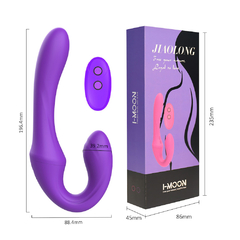 02134 | Vibrador duplo. Com 7 modos de vibração - I-MOON - loja online