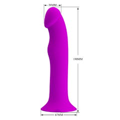 02151 | Vibrador ponto G com ventosa - Murray - PRETTY LOVE - E-VARIEDADES