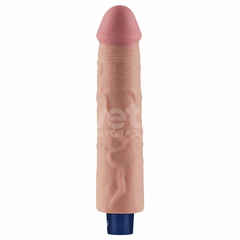 01322 | Pênis Realístico Recarregável com 10 Modos de Vibração - 23,7 x 4,8cm - 9,5" REAL SOFTEE Vibrating Dildo - LOVETOY - E-VARIEDADES