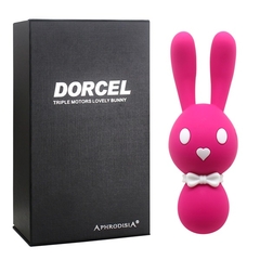 10010 | Vibrador Recarregável Formato Coelho com 10 Modos de Vibração – APHRODISIA DORCEL TRIPLE MOTORS LOVELY BUNNY – 174011