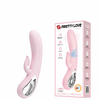 10212 | Vibrador Recarregável Ponto G com Alça Metalizada e Estimulador Clitoriano Sugador – PRETTY LOVE NICOLA – BI-014398-2