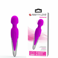 10239 | Massageador Recarregável Corporal com Cabeça Flexível – PRETTY LOVE NATHANIEL – BI-014468