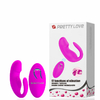 10241 | Vibrador para Casal Ponto G com 12 Modos de Vibração e Controle Wireless – PRETTY LOVE – BI-014482W