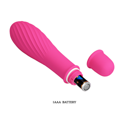 10257 | Mini Vibrador com Relevo em Espiral e 1o Modos de Vibração – PRETTY LOVE SOLOMON – BI-014503-2 - comprar online