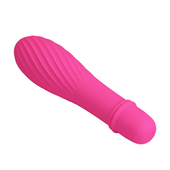 10257 | Mini Vibrador com Relevo em Espiral e 1o Modos de Vibração – PRETTY LOVE SOLOMON – BI-014503-2 - comprar online