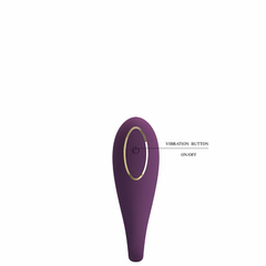 10290 | Vibrador Recarregável para Casais com 12 Modos de Vibração Controlado via Aplicativo – PRETTY LOVE AUGUST – BI-014582HP-1 - E-VARIEDADES