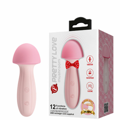 10323 | Massageador Recarregável Corporal com Cabeça Formato Cogumelo – PRETTY LOVE MUSHROOM – BI-014681