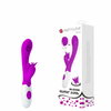 10359 | Vibrador Ponto G com Língua Estimuladora e Estimulador Clitoriano Formato Borboleta – PRETTY LOVE MOTH – BI-014943