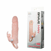 10392 | Capa Peniana Extensora com Alça para Escroto e Vibrador na Ponta da Capa – BRAVE MAN – BI-026225A