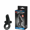 10432 | Anel Peniano com Alça para o Escroto, Estimulador com Saliências e 10 Modos de Vibração – PRETTY LOVE VIBRANT PENIS RING – BI-210203