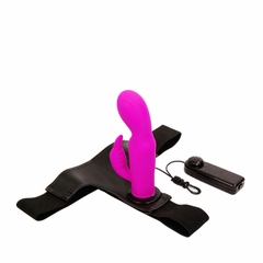 Imagem do 10627 | Cinta Peniana com Penetrador em Silicone e Estimulador Clitoriano Multivelocidade – ULTRA HARNESS – BW-022042