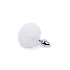 10891 | Plug Anal em Alumínio 7cm com Pompom – FT-029 - comprar online