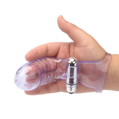 10894 | Capa Para Dedos com Estimulador Clitoriano e Cápsula Vibratória – FINGER VIBRATING 3R – FV-011 - comprar online