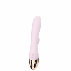 11350 | Vibrador Recarregável Ponto G com Estimulador Clitoriano e Função de Aquecimento – DUNN – VR-029 na internet