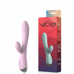 11363 | Vibrador Recarregável Ponto G com Estimulador Clitoriano Possui 10 Modos de Vibração – GOOD VIBE TOYS – VR-043 - loja online