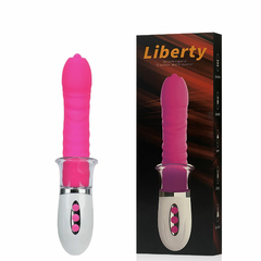 11373 | Vibrador Recarregável com Bomba de Sucção Vaginal e Movimentos de Vai e Vem – LIBERTY I – VR-053