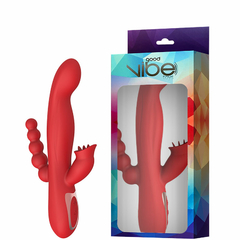 11384 | Vibrador Recarregável Ponto G com Estimulador Duplo – GOOD VIBE TOYS – VR-065