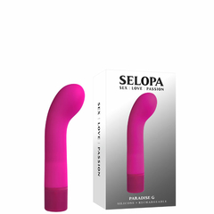 11421 | Vibrador Recarregável Ponto G. Possui 10 Modos de Vibração – SELOPA PARADISE G – VR-104