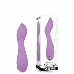 11431 | Vibrador Recarregável Ponto G. Possui 10 Modos de Vibração – EVOLVED LILAC G – VR-114