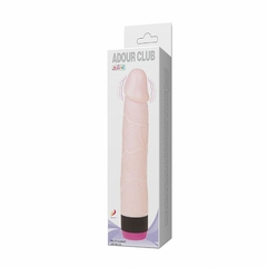 20466 | Pênis Super com Vibrador 22,5x3,4 cm - Silicone Macio - BAILE - loja online