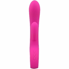 20557 | Vibrador Recarregável Jakiro em Puro Silicone com Dupla Estimulação - Lealso - E-VARIEDADES