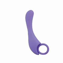 20580 | Penetrador Anal e Vaginal com Argola em Silicone de Toque Aveludado - 12cm - Aphrodisia na internet