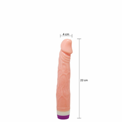 02765 | Pênis Realístico com Vibração Multivelocidade, Veias e Glande – PLEASURE FANTASY VIBE – BW-001061