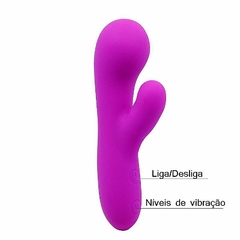 Imagem do 20656 | Vibrador de Ponto G e clitóris - Recarregável com 30 vibrações - Berger - Pretty Love